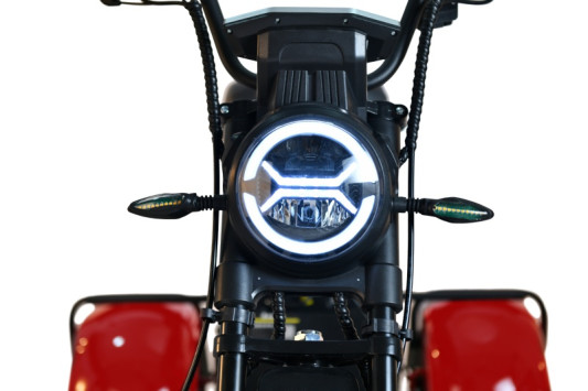 Электроскутер WHITE SIBERIA PRO TRIKE+ 3000W, красный