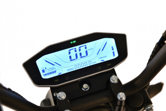 Электроскутер WHITE SIBERIA PRO MAX 3950W, черный