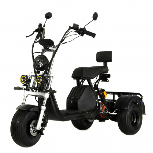 Трехколесный электроскутер Ikingi X1 Pro Trike черный