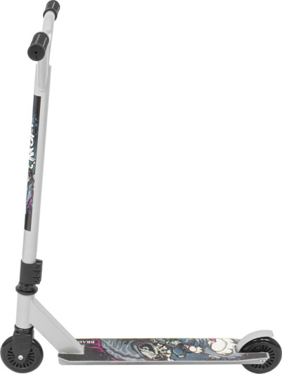 Самокат трюковый Bradex, колеса 100 мм, белый